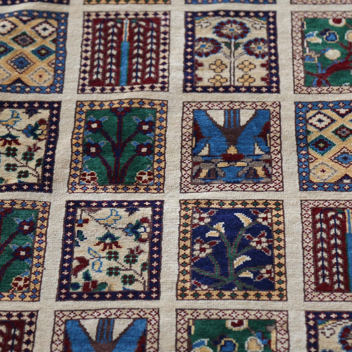 Mirror Design Handwoven Original Area Rug | 10' 1" X 6' 5" 1