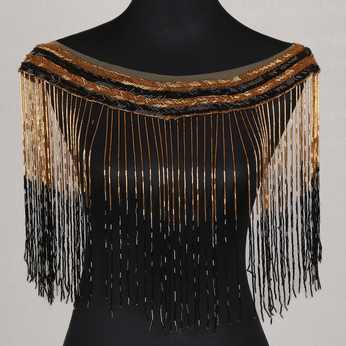 Tessel Golden Beaded Top | Beaded Crop Party Wear Top 1
