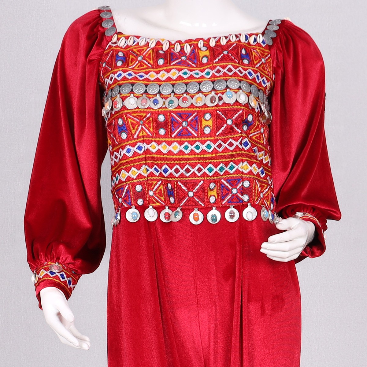 Pink Embroidered Women's Jumpsuit | Velvet Jumpsuit 2