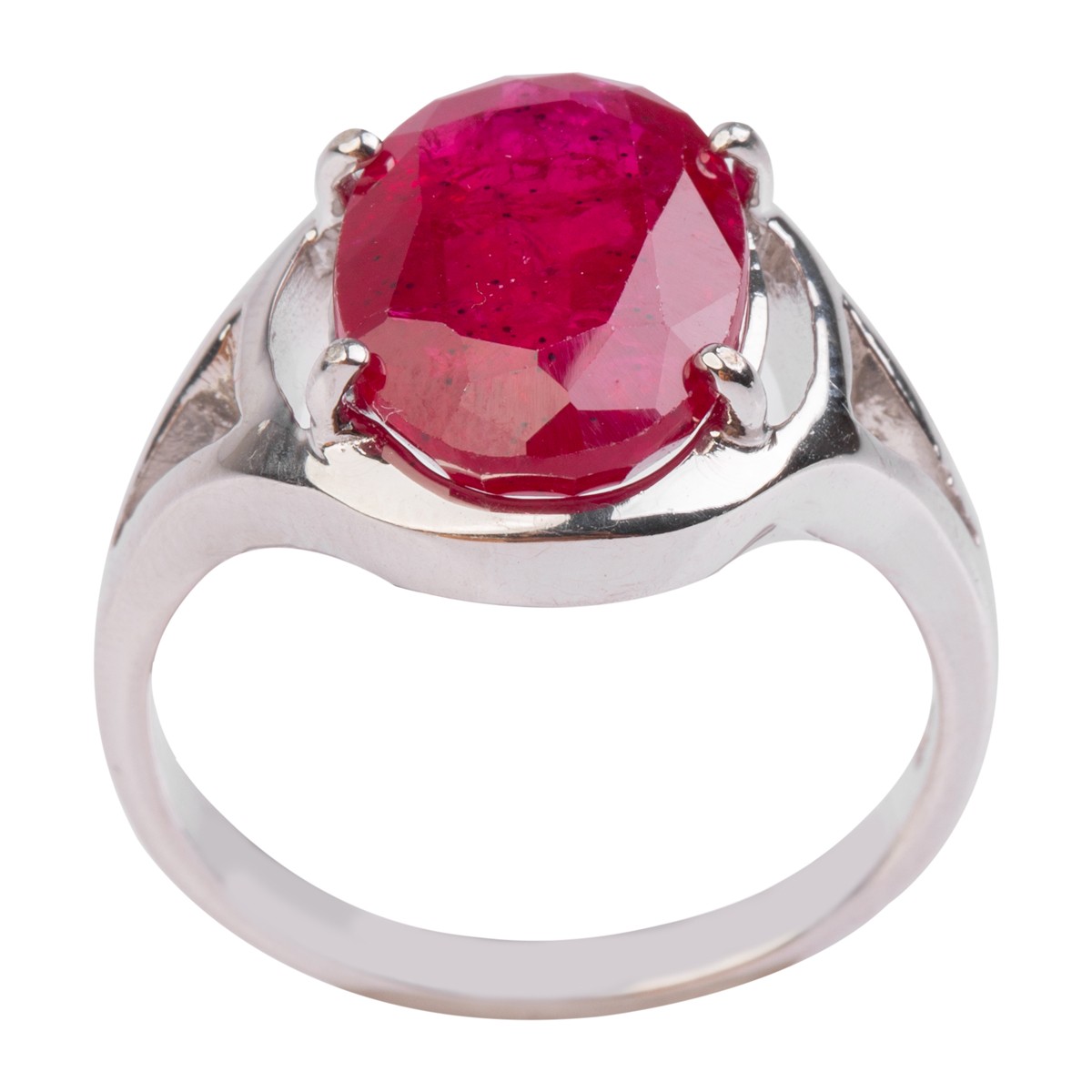 Oval Cut Ruby Gemstone Jewelry Set | Women Pendant Earring and Ring 4