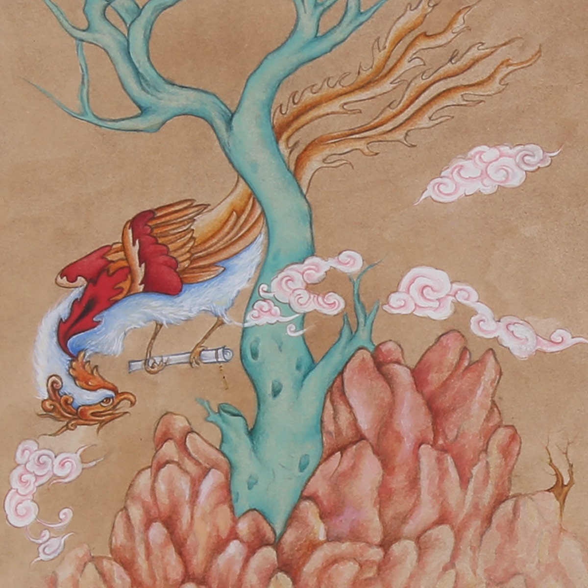 Ancient Messenger Creative Artwork | Wall-Hanging Artwork 3