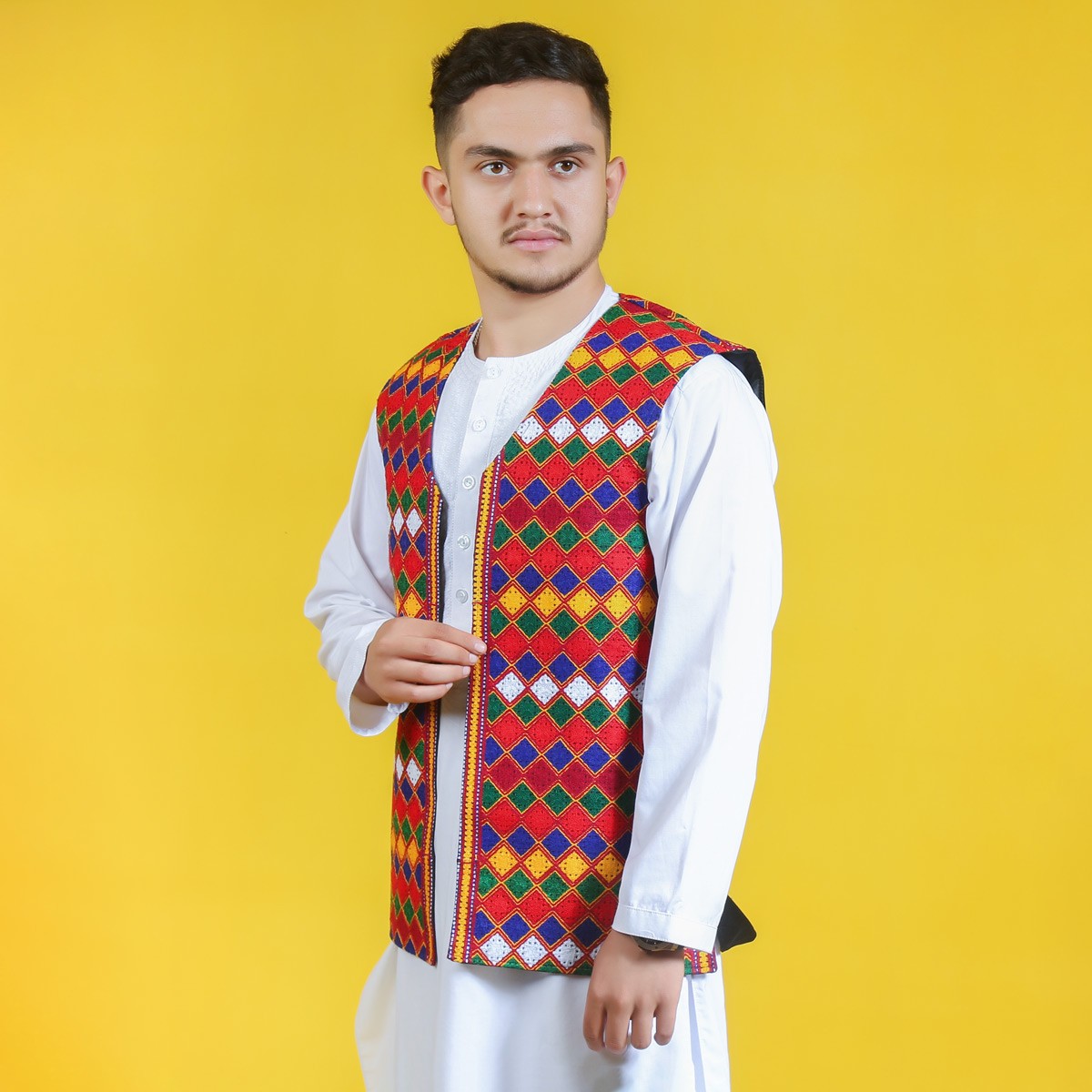 Hand Stitched Men Waistcoat | Embroidered Men's Party Wear 2