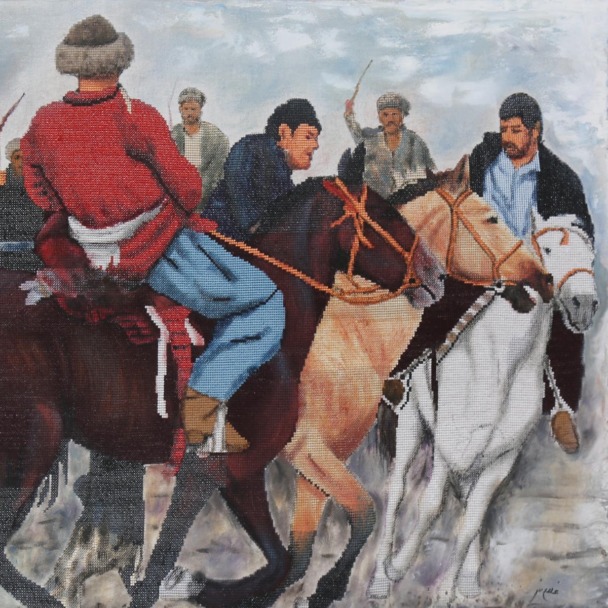 Buzkshi Artwork| Afghan Traditional Sport Art| Best Afghan Artwork 3