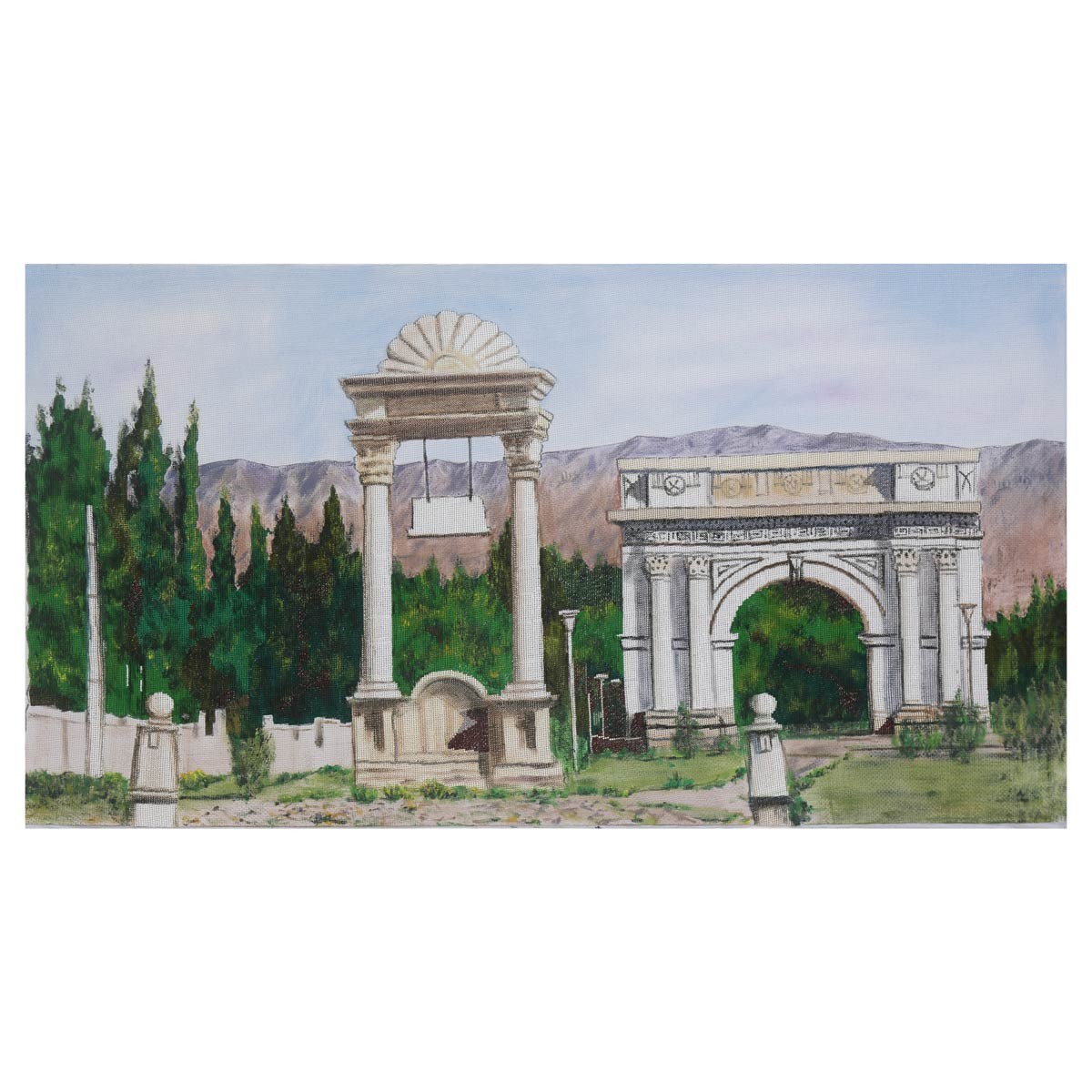 Taq Zafar Burj Artwork| Afghanistan Independence Tower| Paghman Historical Artwork 1