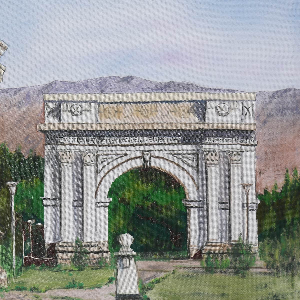 Taq Zafar Burj Artwork| Afghanistan Independence Tower| Paghman Historical Artwork 2