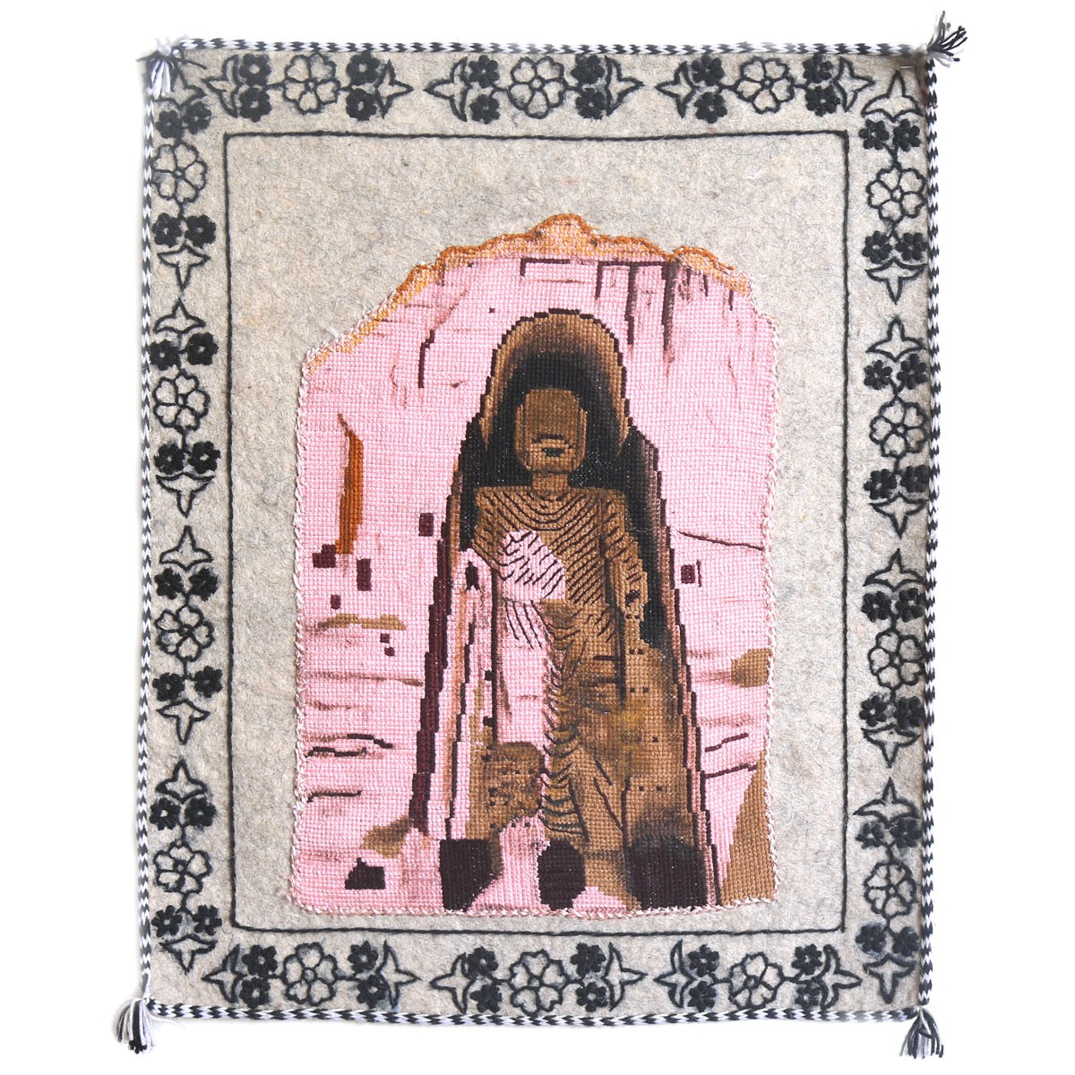 Bamiyan Oil Painting Artwork| Budha Sculptures View Artwork 1
