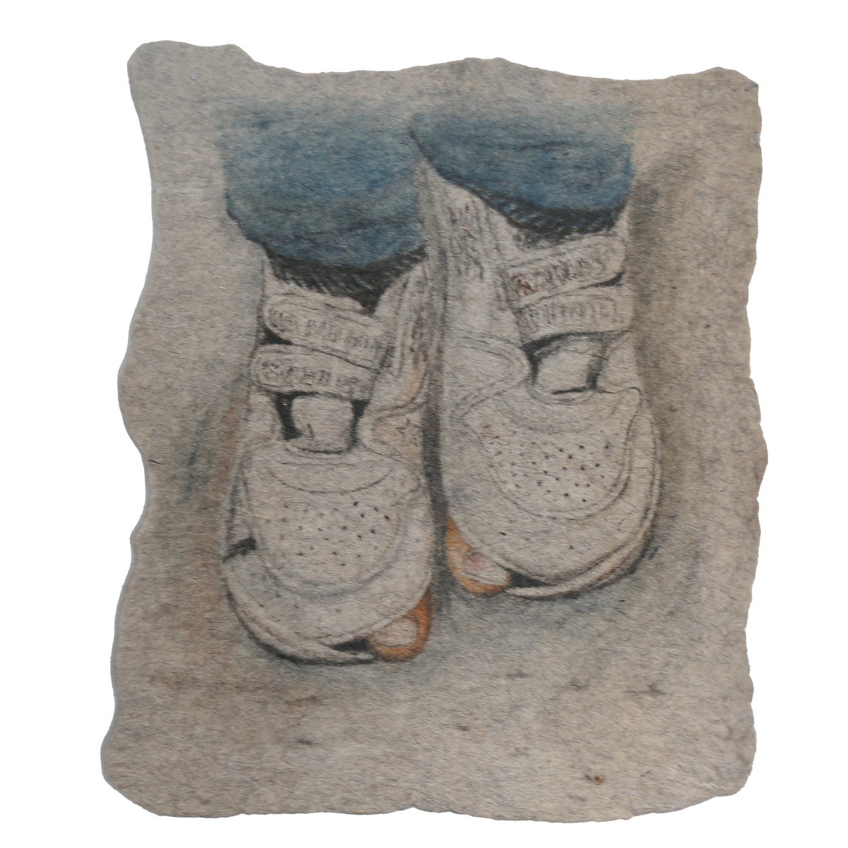 Poor Afghan Boy with Old Shoes Artwork| Best Selling Artwork 1