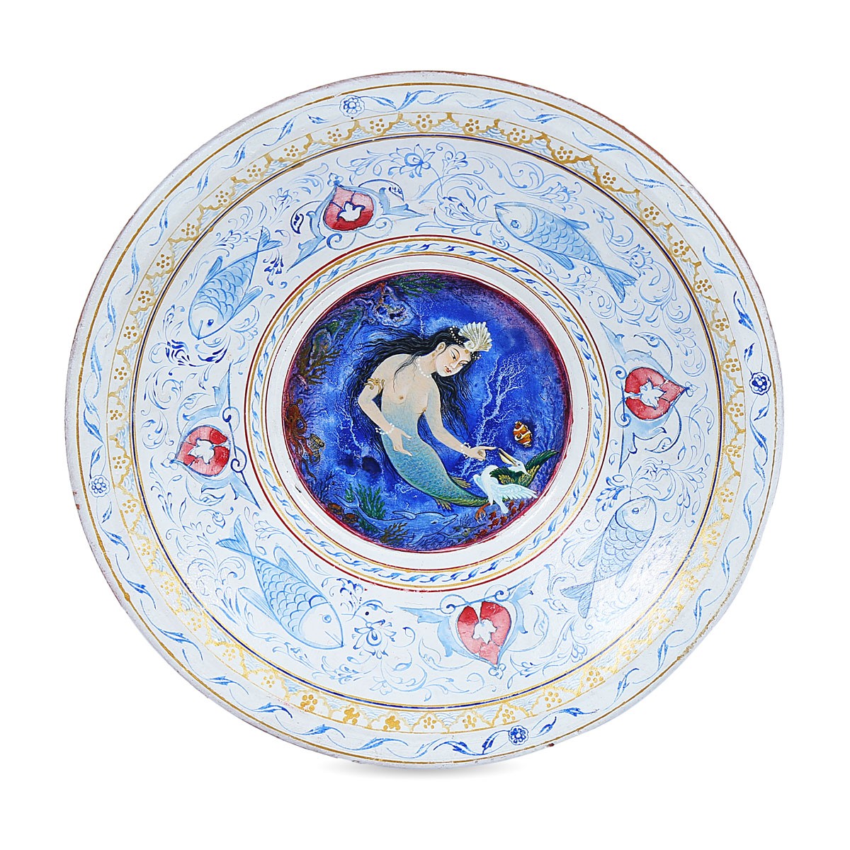 Mermaid Pottery Ceramic Plate 2