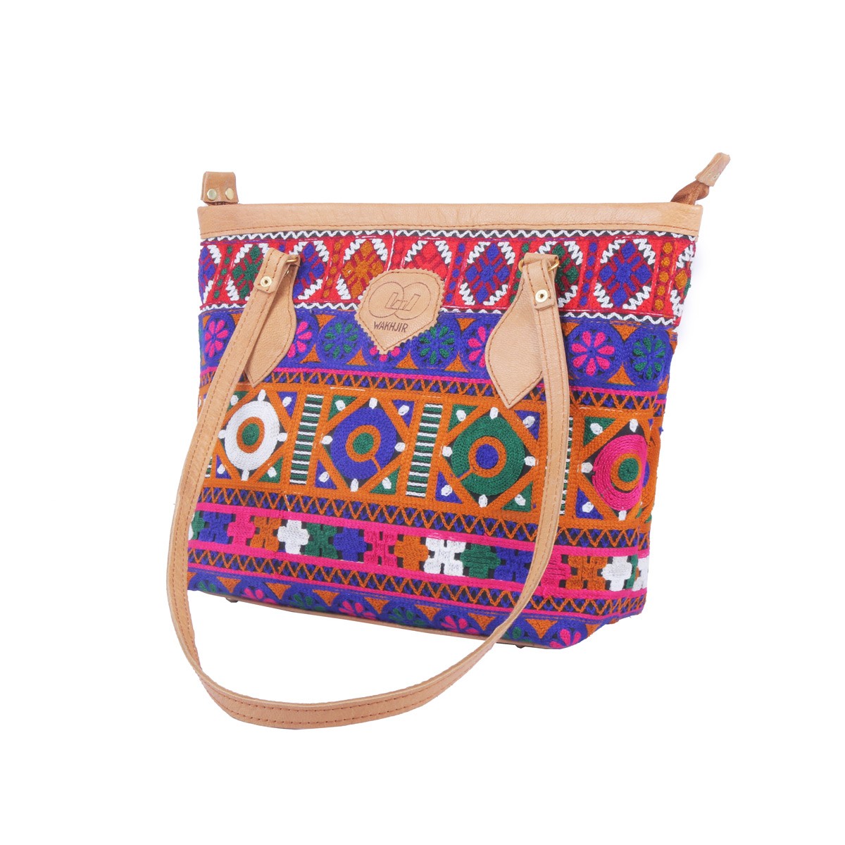 Tote LeatherBag | Handmade Embroidered tote bag 2