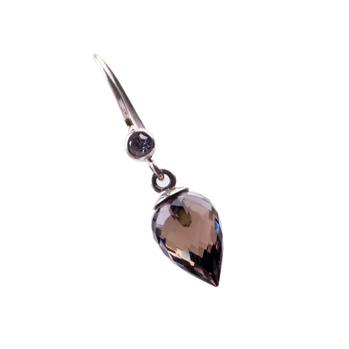 Smoky Quartz Drop Earrings | Dangle Marquise Earrings 2