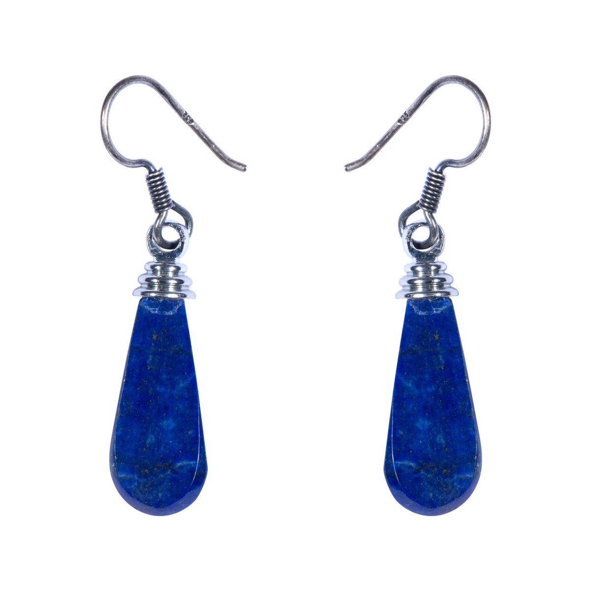 Lapis Lazuli Jewelry Set | Teardrop Earrings with Choker Necklace 3