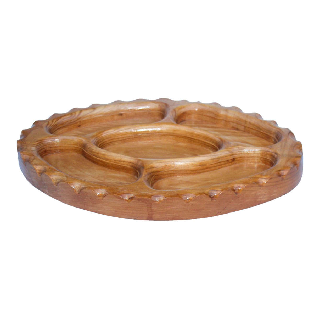 Dry Fruit Plate | Kunar Design wooden plate 2