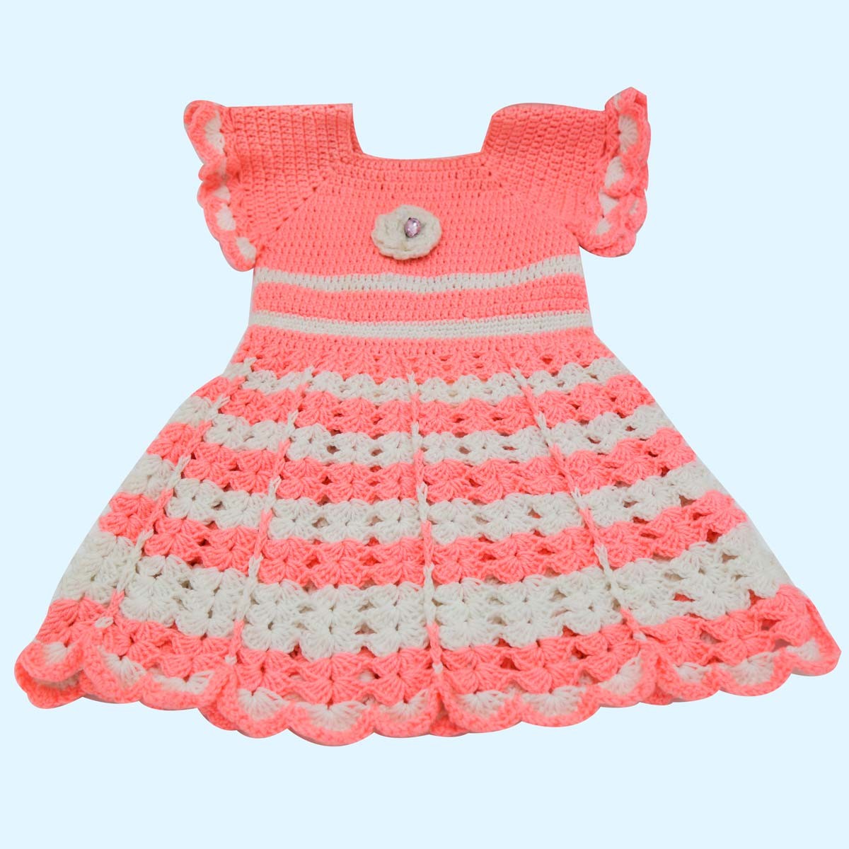 Baby Girl Party Dress| Afghan Handmade Baby Outfit 1