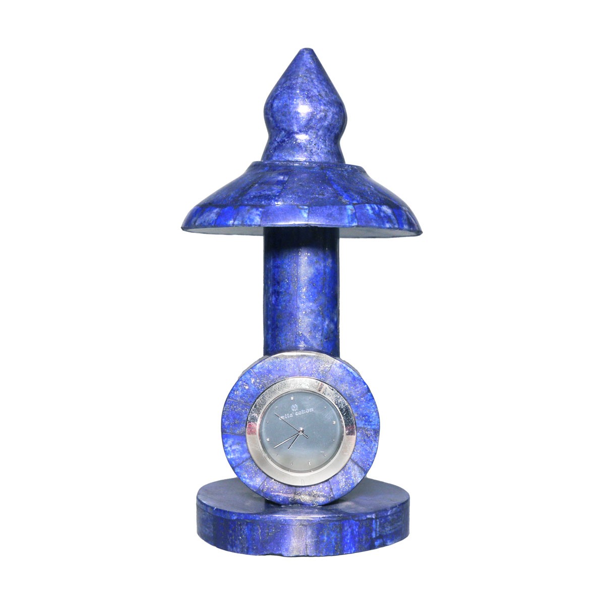 Lapis Stone Table Clock | Umbrella Style Clock 1