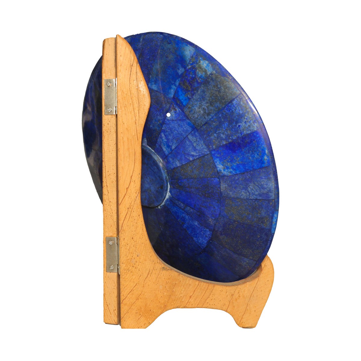 Lapis Stone Bamyan Statue | Decorative Bayman Statue with Wooden Stand 3