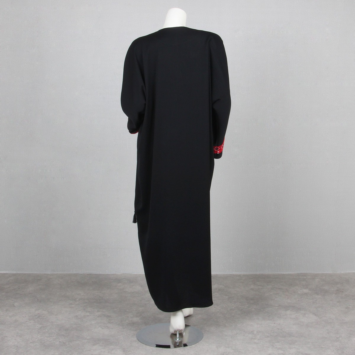 Black Mirror Kochi Embroidered Chapan | Traditional Afghan Long Overcoat  4