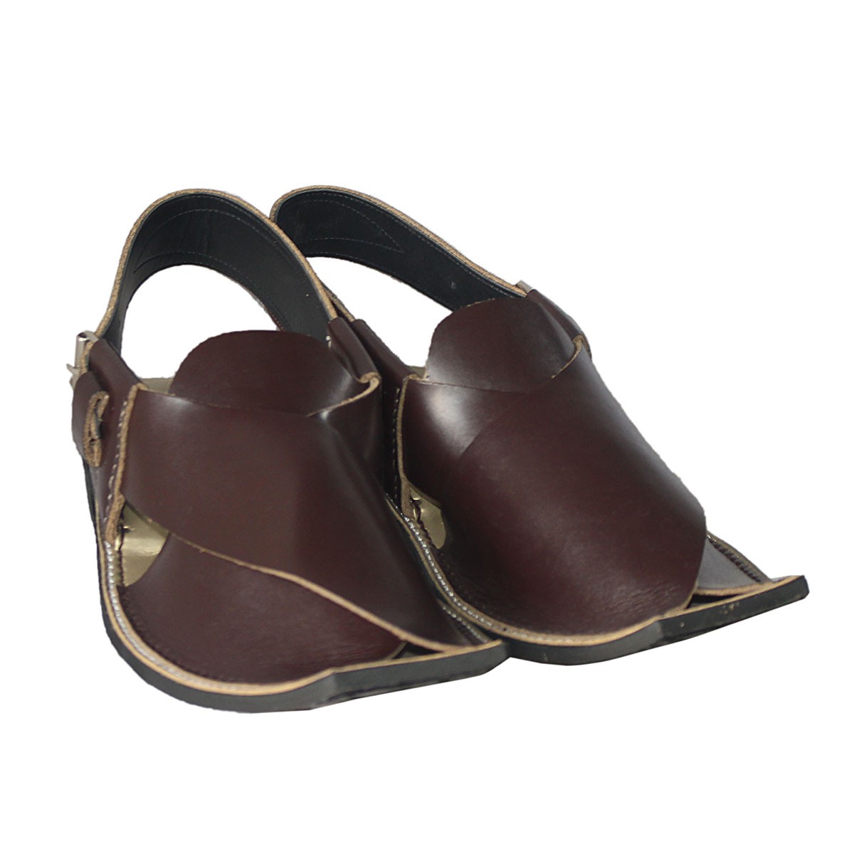 Chocolate Brown Charsadwal Shoe | Kunar Traditional Chappal 3