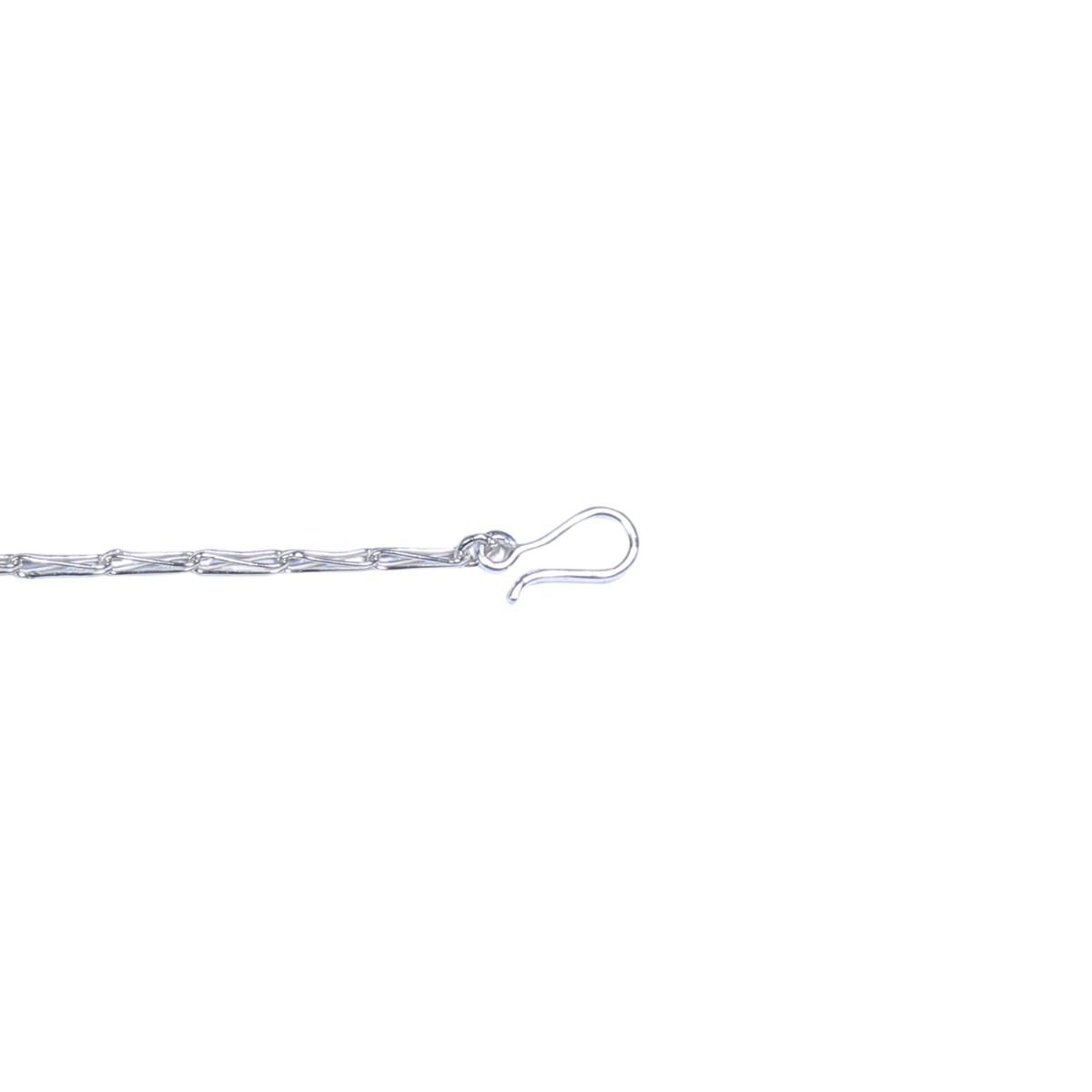 Black Tourmaline Bracelet | Silver Triangle Stone Bracelet 3