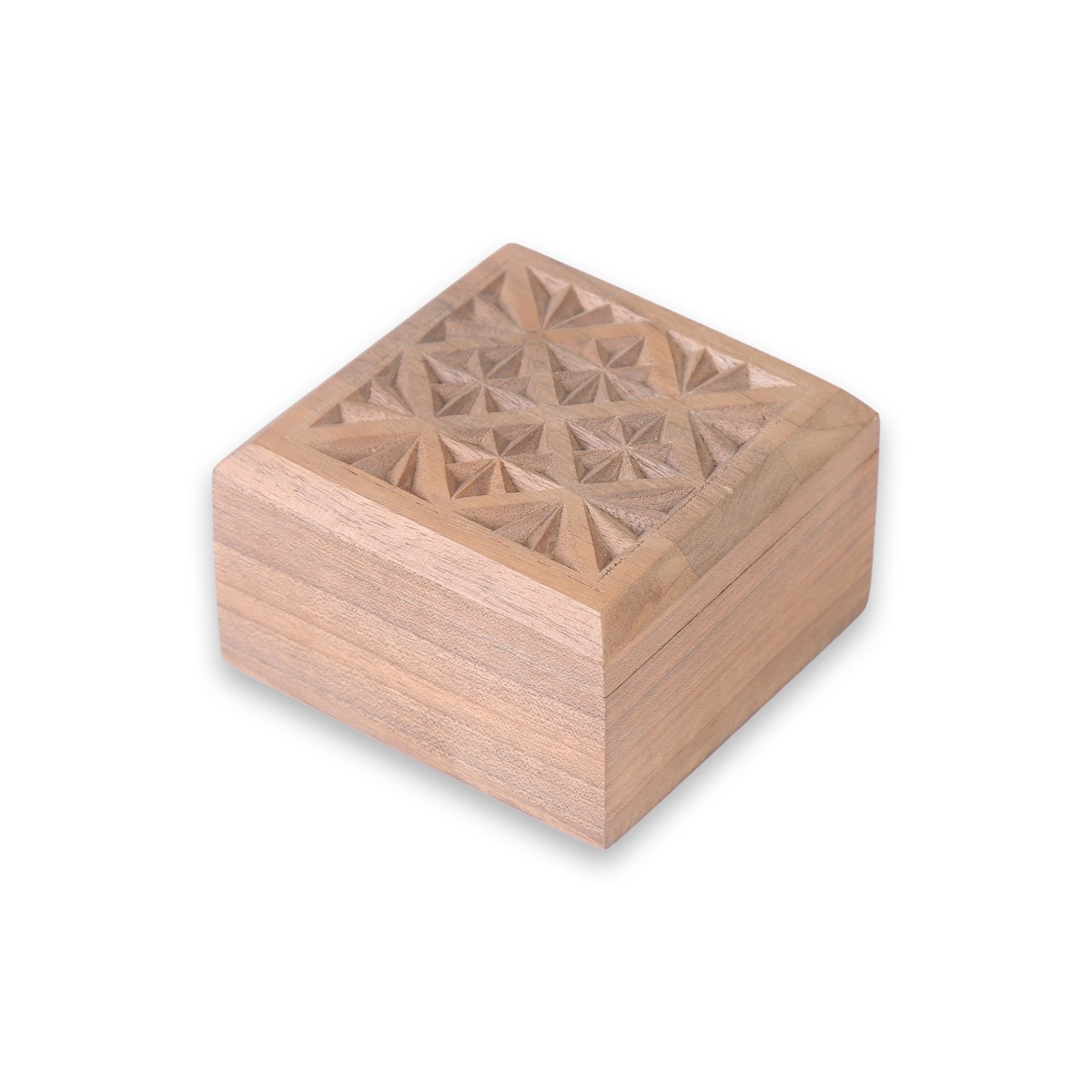 Nusristani Wooden Gift Box | Square Jewelry Box 1