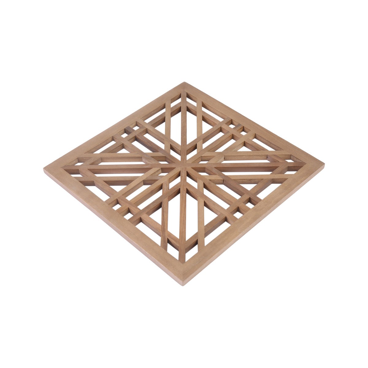Walnut Wall Jali Panel | Square Cut Design Panel 2