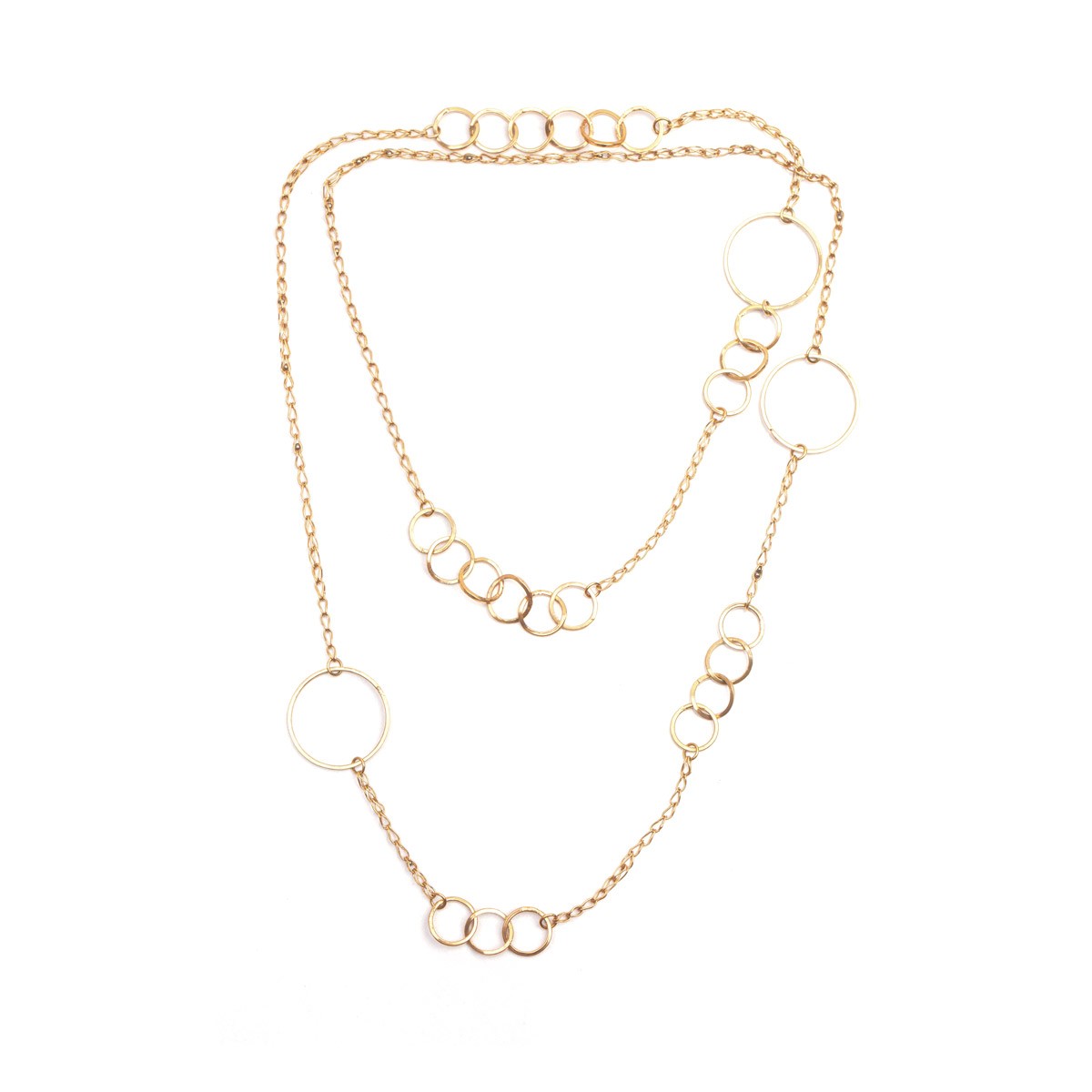 Bronze Double-Stranded Necklace | Chain Necklace 1