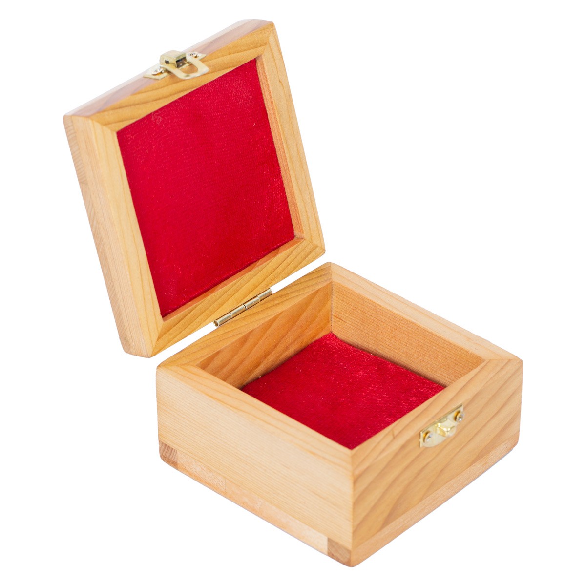 Square Wooden Watch Box | Carved Wooden Jewel Box 2