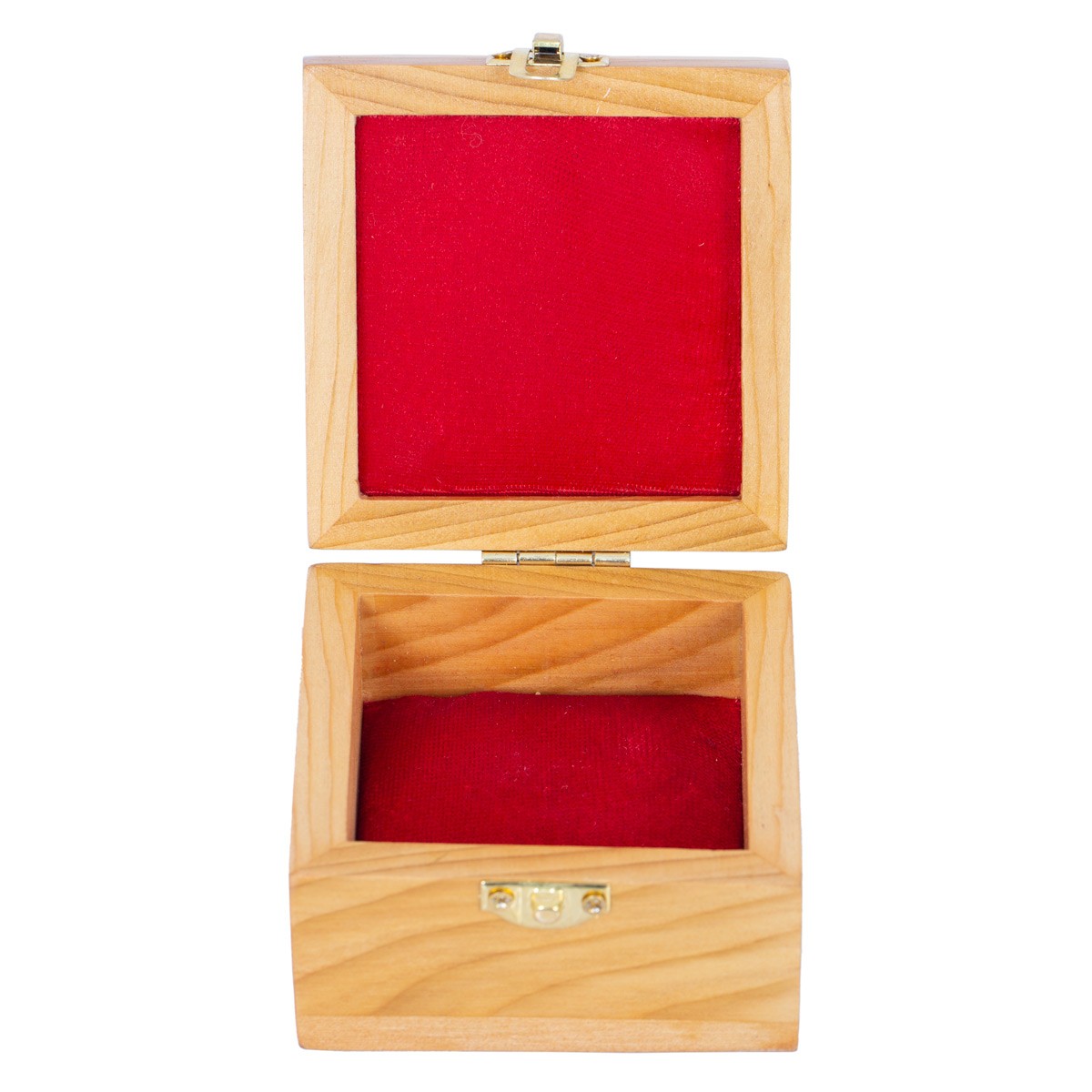 Square Wooden Watch Box | Carved Wooden Jewel Box 4