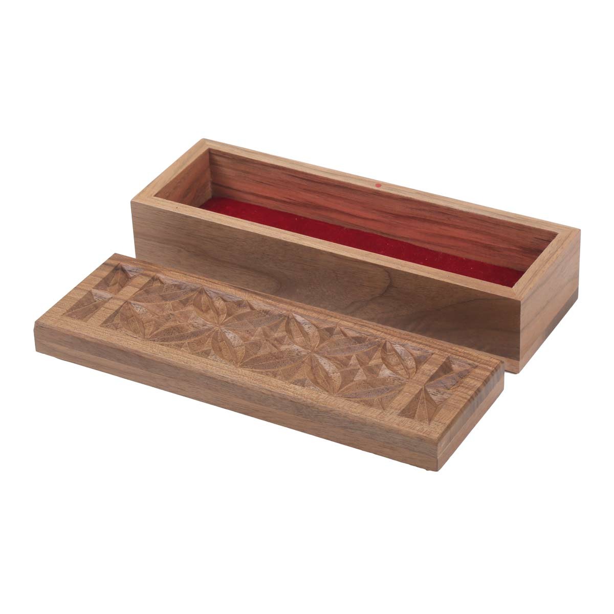 Rectangle Wooden Gift Box | Fine Carved Gift Box 2