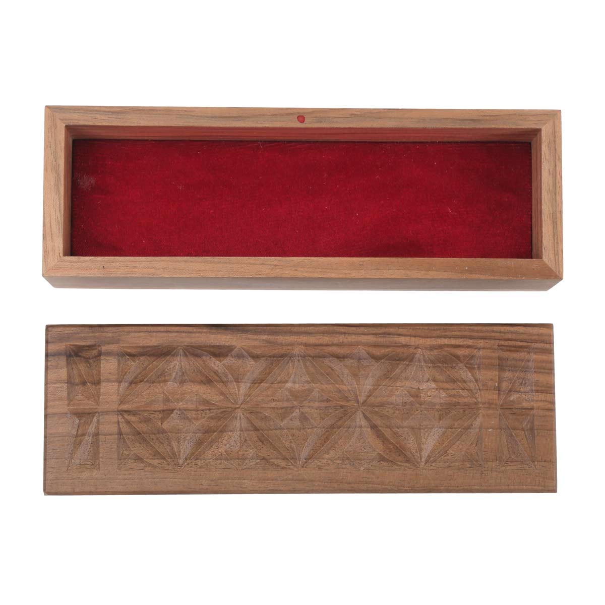 Rectangle Wooden Gift Box | Fine Carved Gift Box 3