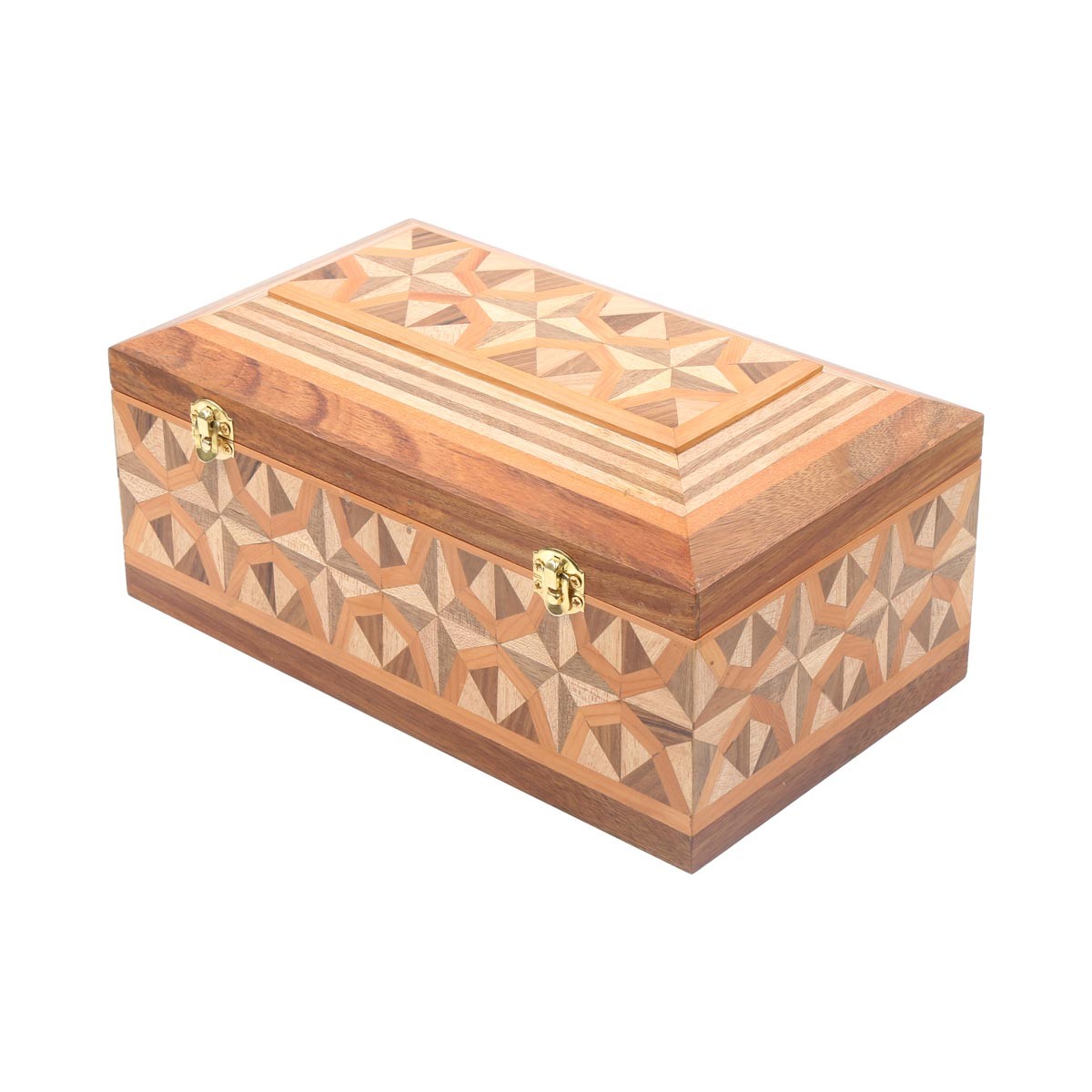 Archa Wood Moaraq Engraved Jewelry Box | Handmade Rectangle Jewel Box 2