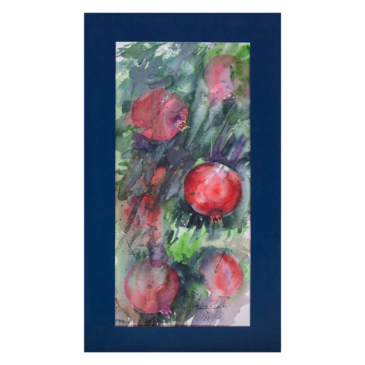 Pomegranate Artwork| Water Color Painting 1