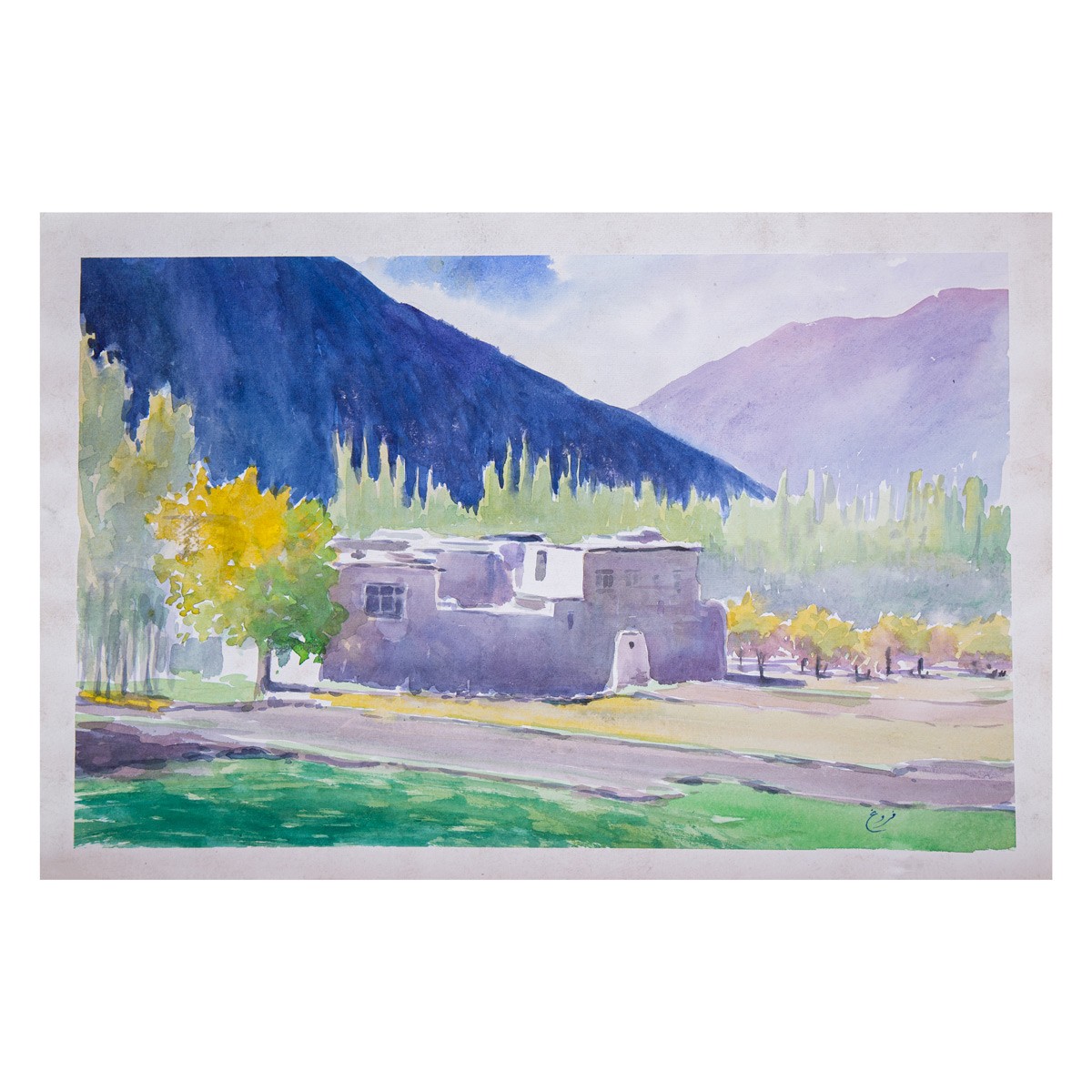 Village Painting| Water Color Artwork 1