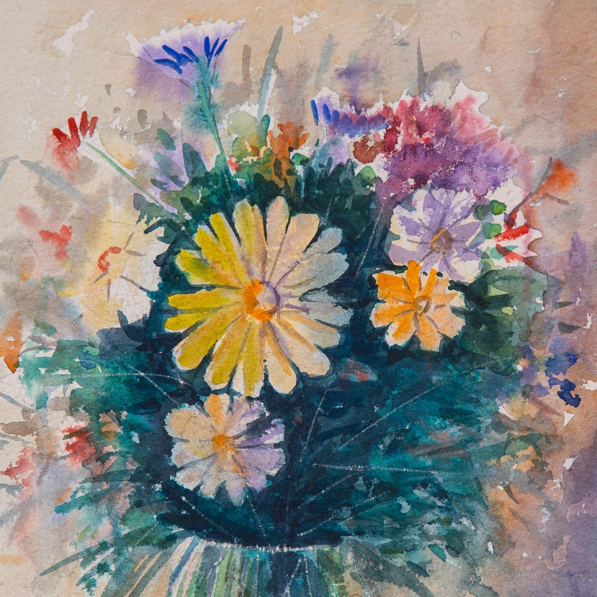 Flower Vase Painting| Water Color Artwork 2