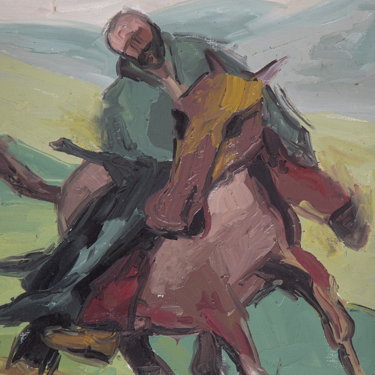 Buzkashi Portrait| Water Color Artwork 2