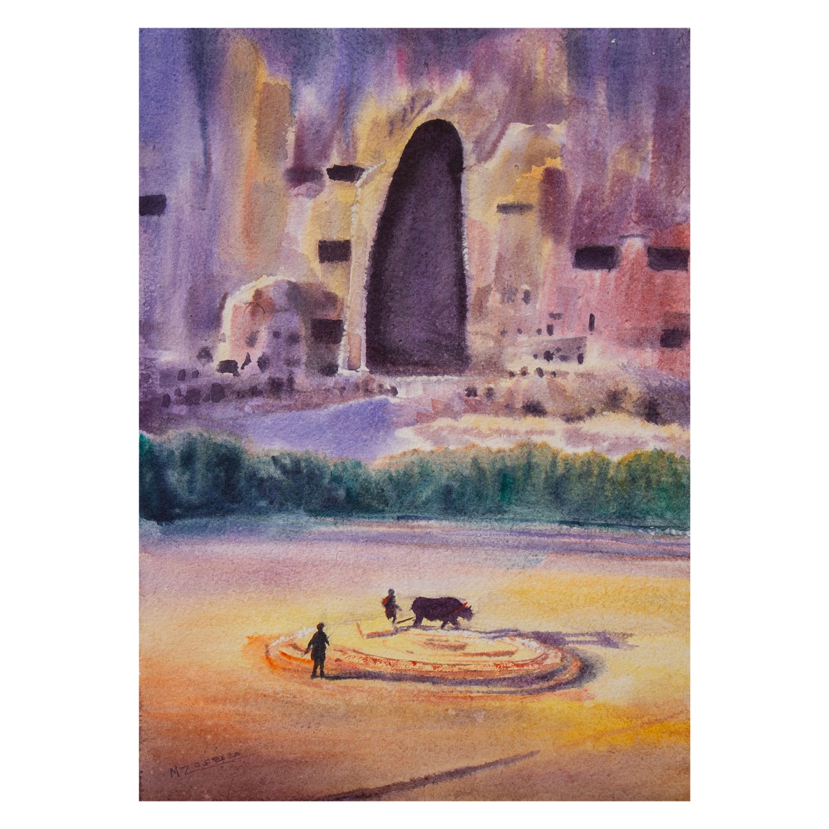 Buddha Portrait| Village Life Painting 1