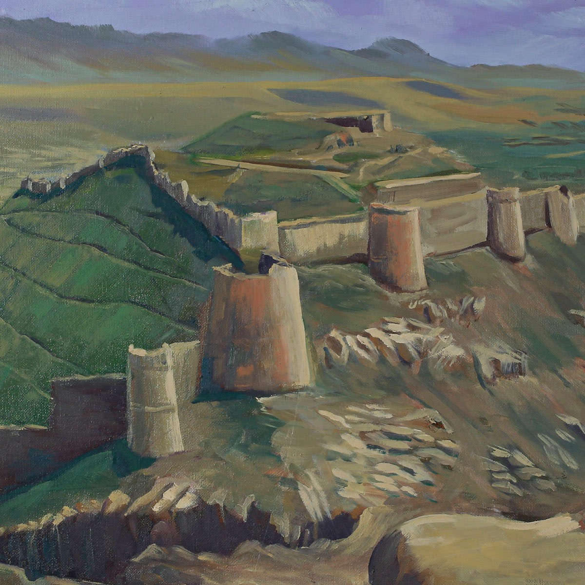 Bala Hesar Kabul Artwork | Wall Art Painting 2