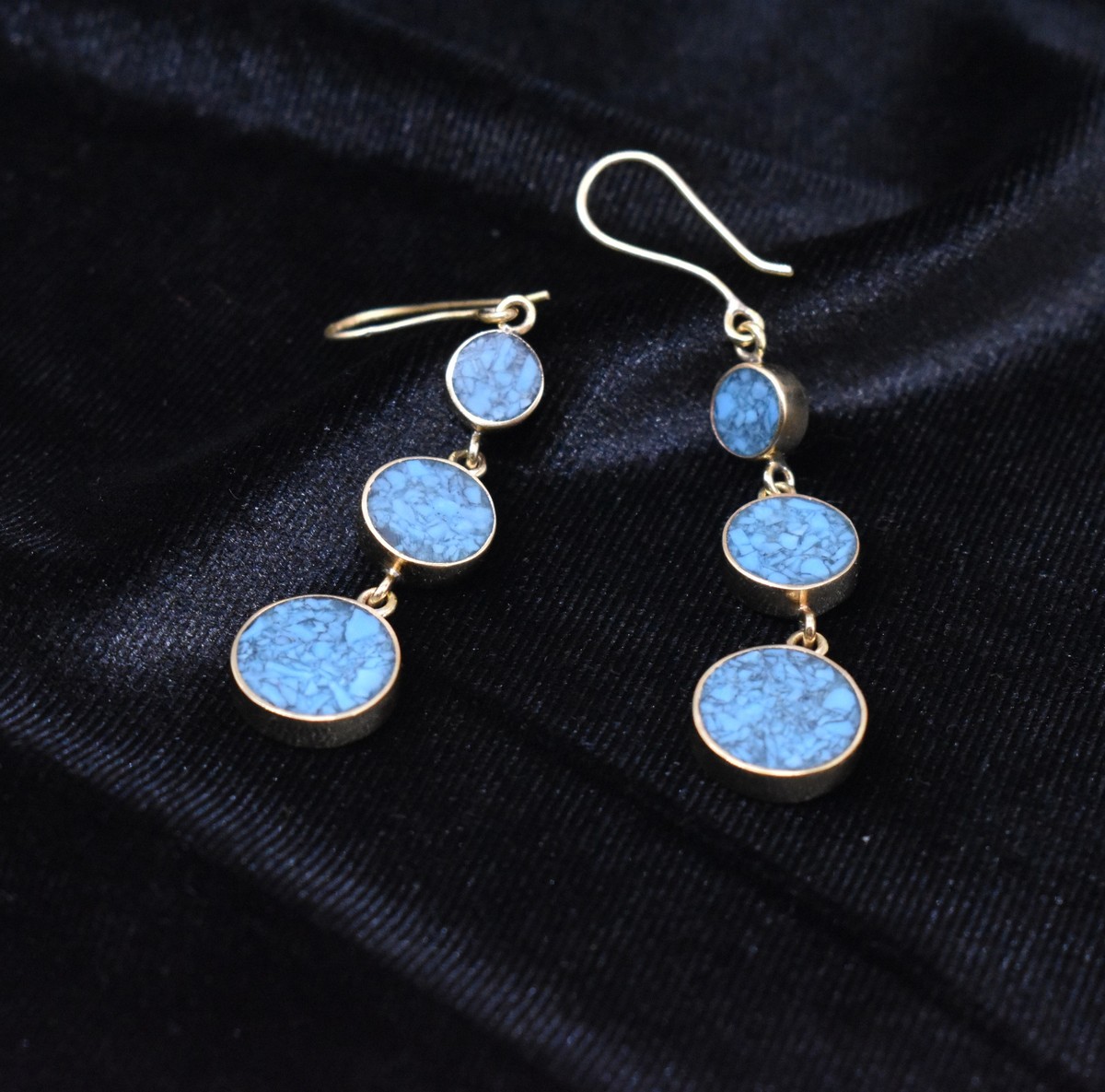 Triple Round Earring 4