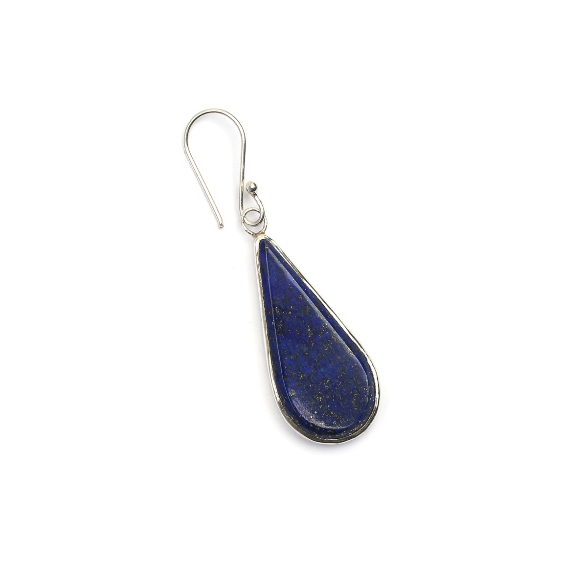Lapis Lazuli Drop Earrings | Teardrop Silver Earrings 2