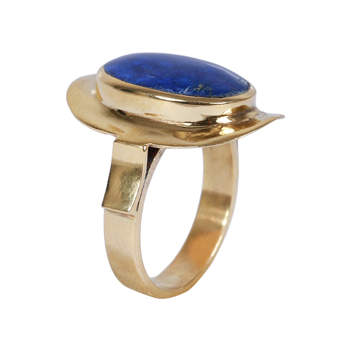Lapis Lazuli Ring | Round Simple Ring 1