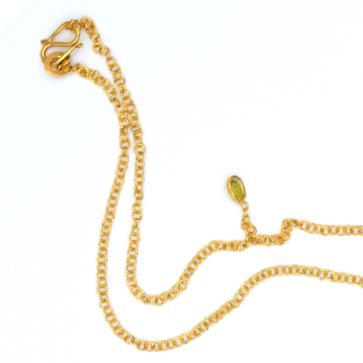 Multi-Stone Silver Drop Pendant | Gold Plated Locket 3