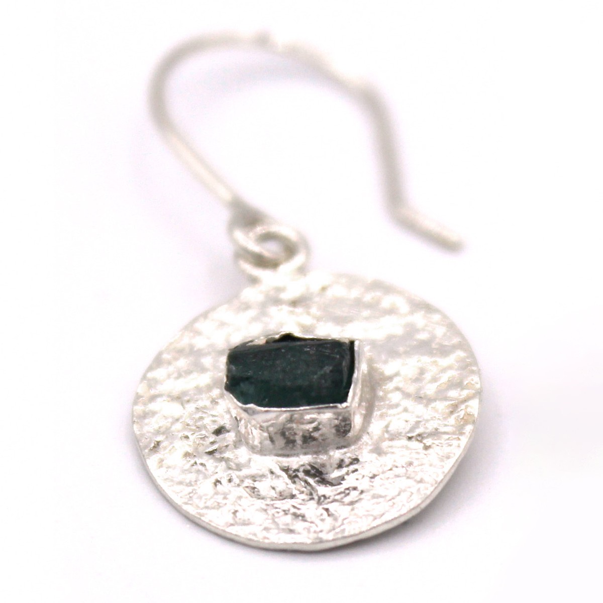 Tourmaline Dangle Earrings | Silver Drop Earrings 2
