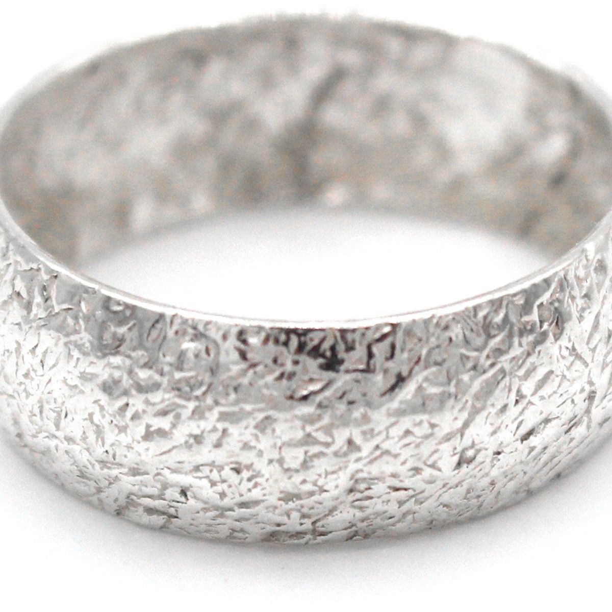 Silver Engagement Ring | Engagement Rough Ring 2