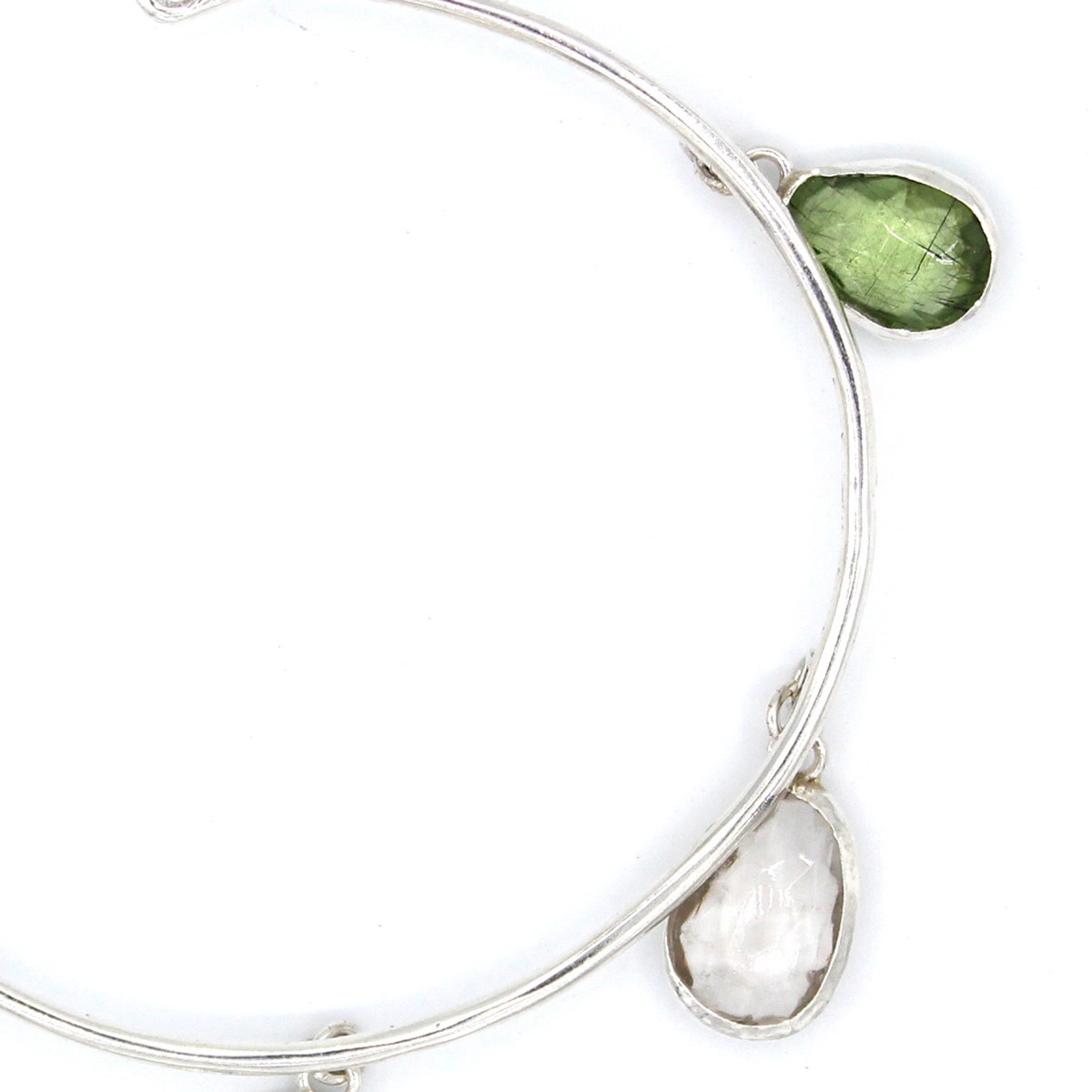 Multi-Stone Silver Bracelet | Birthstone Charm Bracelet 3