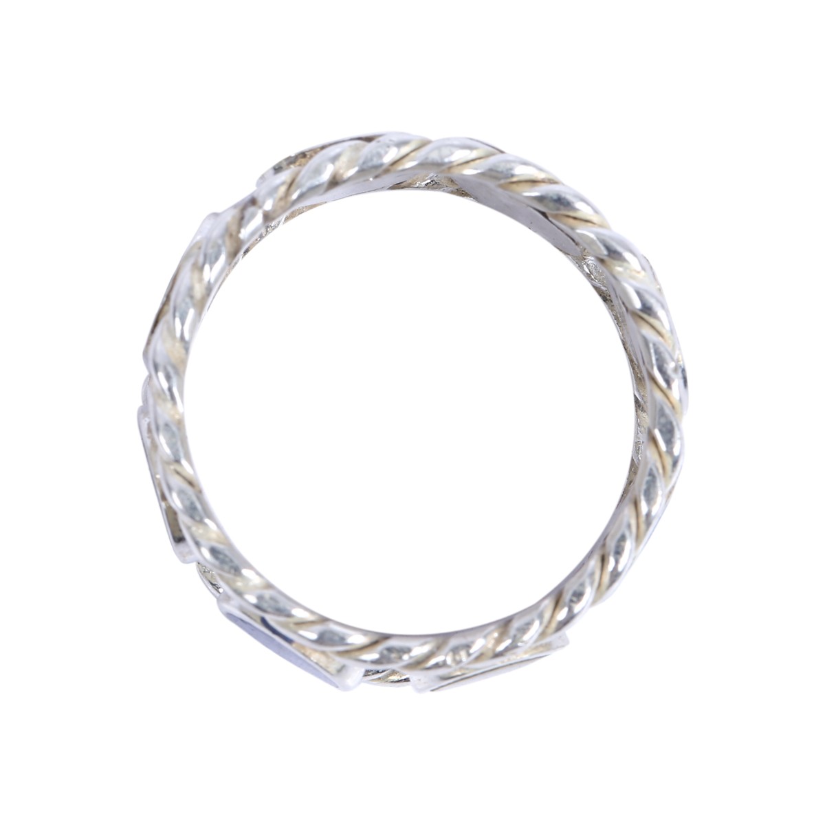 Multi-Stone Band Ring | Gemstone Silver Ring 3