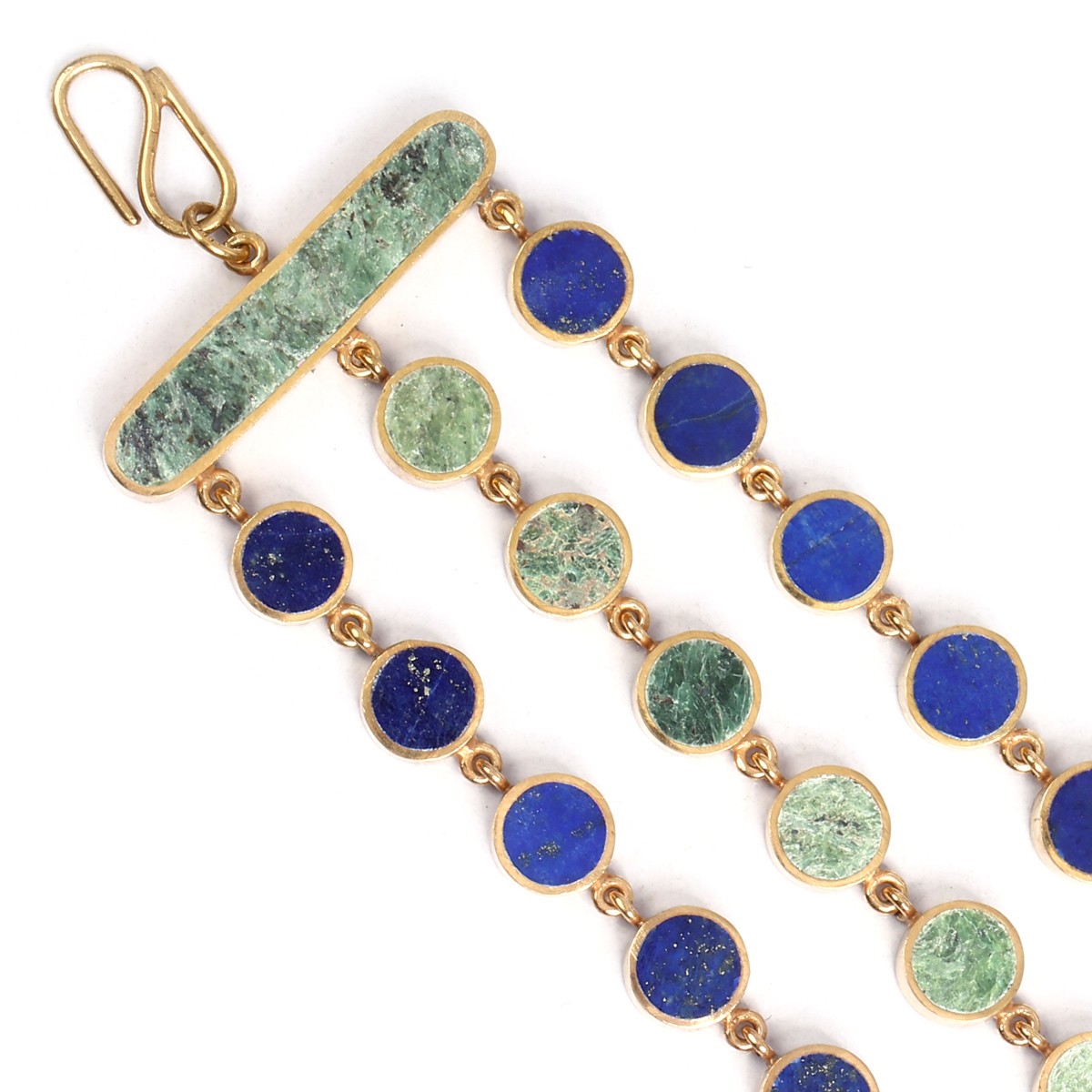 Multi-Stone Silver Bracelet | Multi-Layered Chain Bracelet 2