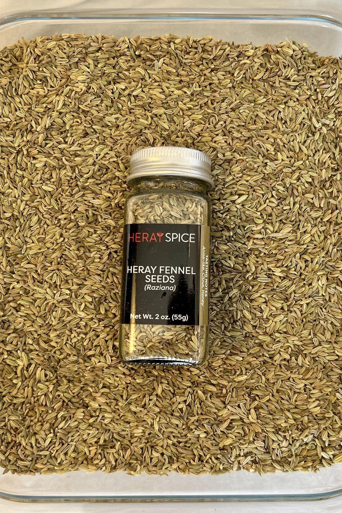 55 gr Herati Fennel Seeds, Raziana or Tokhm Badiyana 2 Oz  (55 grams) 2