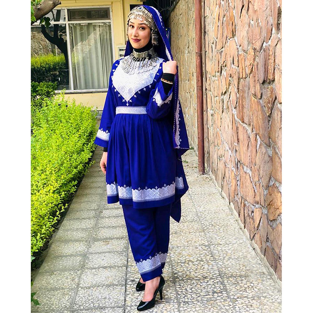 Hazargi Design Party Dress | Hand-embroidered Women Dress 1