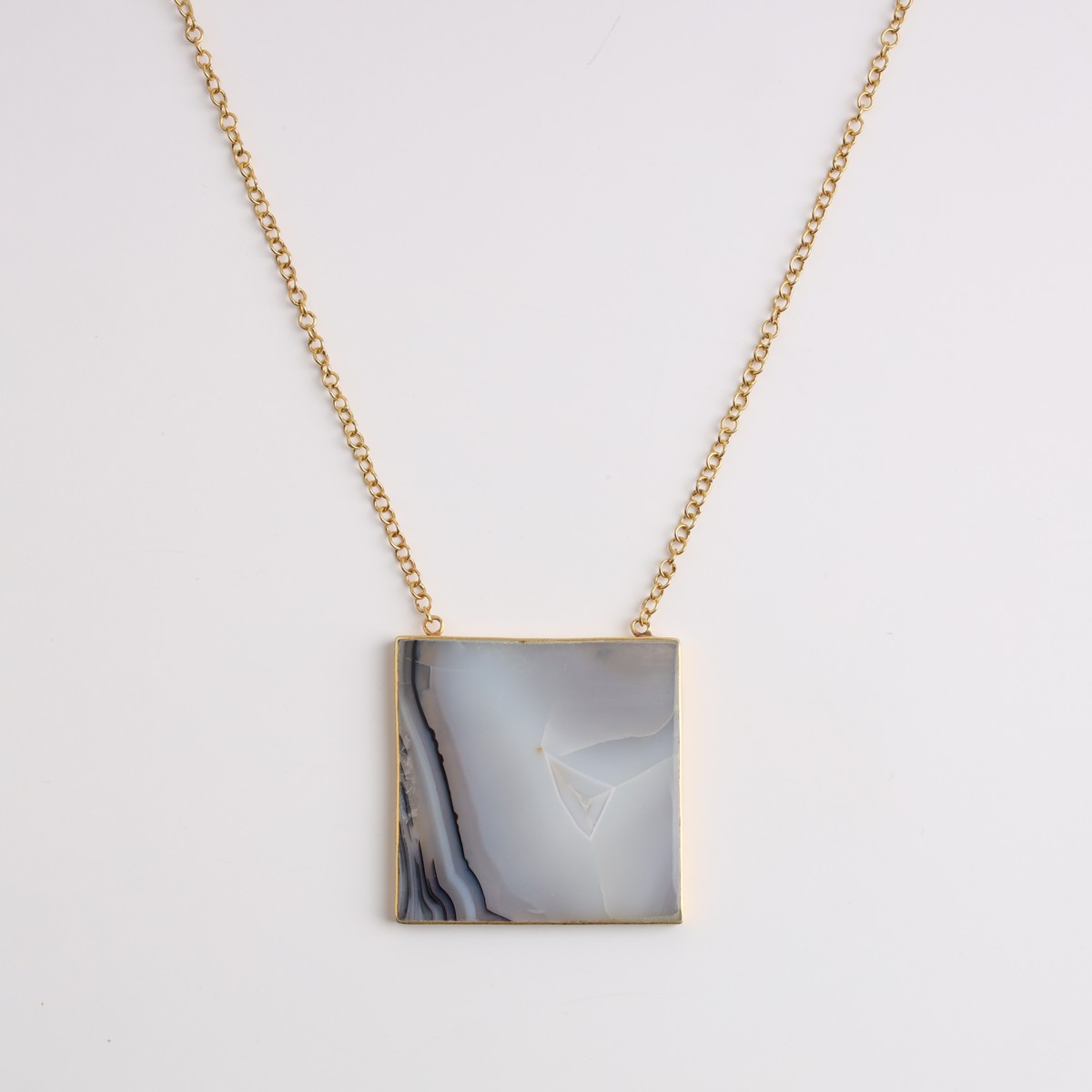 Necklace, gold platted 1