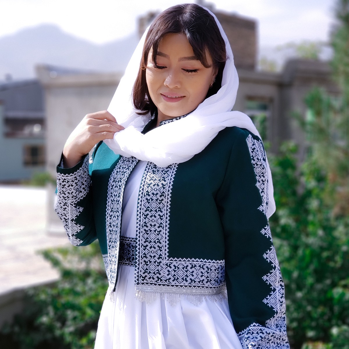 Hazargi Design Party Dress | Hand-embroidered Women Dress 5