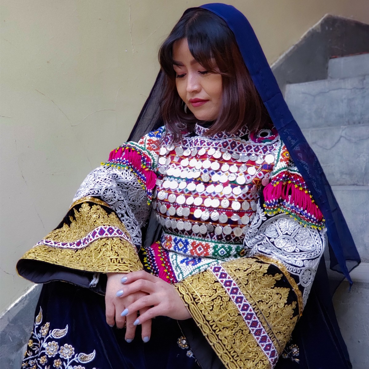 Gande Afghani | Afghan Handmade Wedding Clothes 1